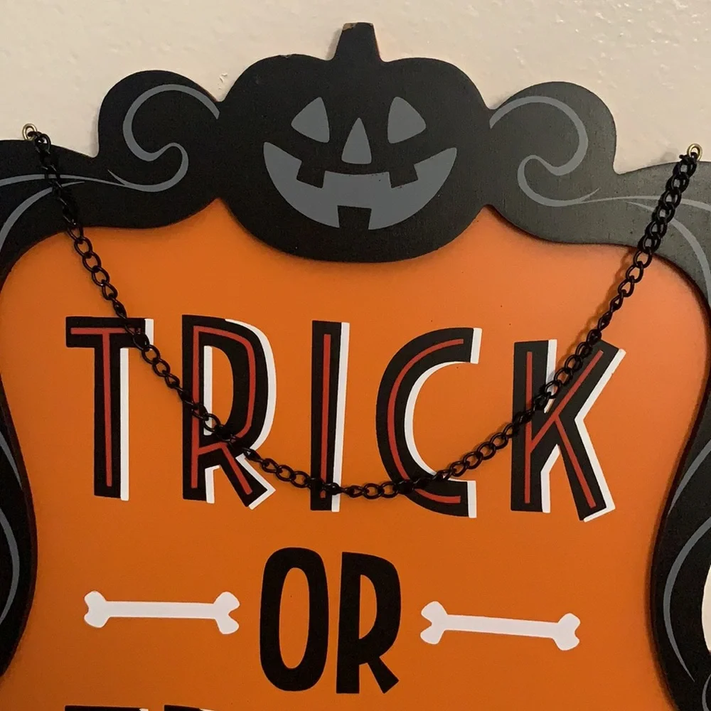 Halloween Target Wood Wall and or Door Hanging Decorations. Brand New.